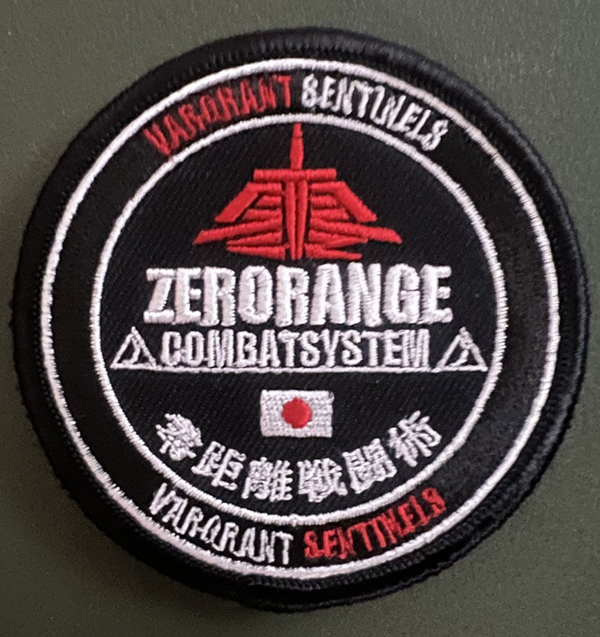 ゼロレンジコンバット新デザインのオリジナルワッペンです