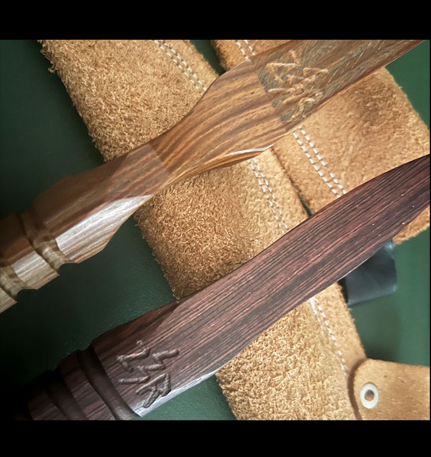 稲川先生制作品】パラサント or 黒檀 Wood Spear シース付き | ZRC
