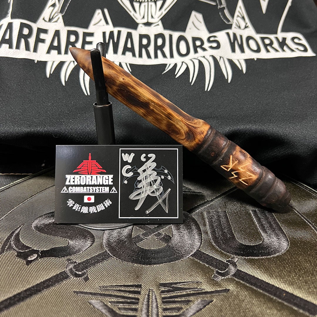 ゼロセンジコンバット/稲川義貴氏作成 Wood Spear レザーシース付き ZeroRange公式Online Shop】稲川先生制作品Training Wood Spear | ZRC